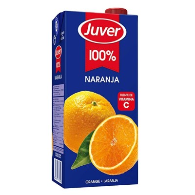 Z.NARANJA BRICK 100% JUVER 1 L