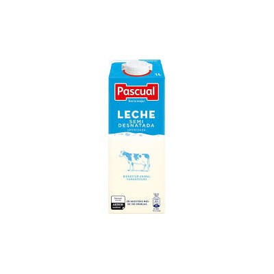 LECHE PASCUAL SEMI-DESN BRIK 1 L