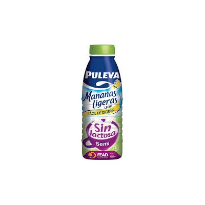 LECHE PULEVA SEMI SIN LACTOSA 1 L
