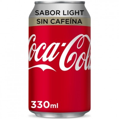 REF.COCA COLA LIGHT S/CAF LATA 33CL