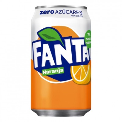 REF. FANTA NARANJA ZERO LATA 330
